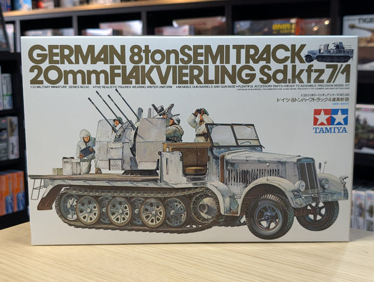Tamiya 1/35 Military - German Half-Track 20mm Flakvierling Sd.Kfz.7/1 - 35050
