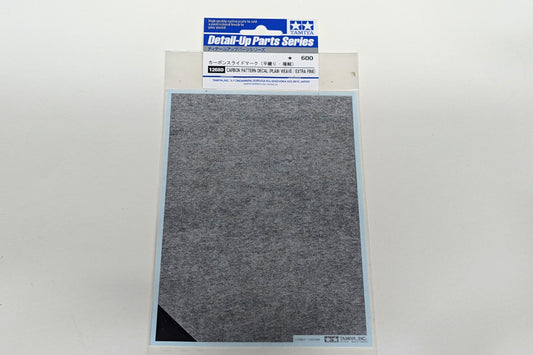 Tamiya 1/24 Cars - 1/24 Carbon Fibre Decal (Plain Weave/Extra Fine) - 12680