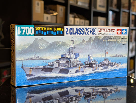 1/700 Tamiya - German Z Class (Z37-39) Project Barbara 2-Pack (Water Line Series) 31908