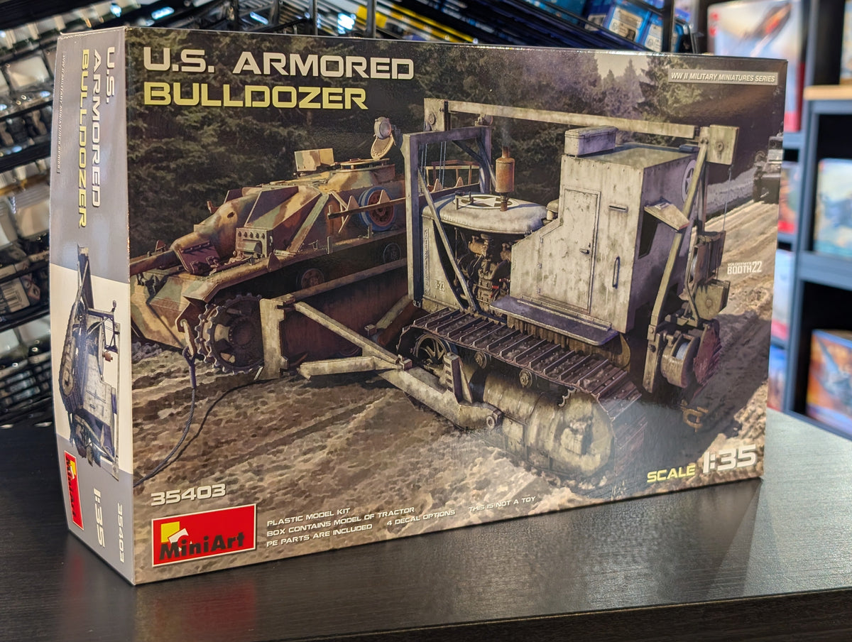 MiniArt U.S. Armored Bulldozer - 35403 shop photo