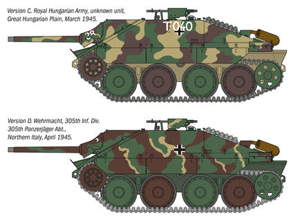 Italeri 1/35 Military - Jagdpanzer 38(t) Hetzer - 96531