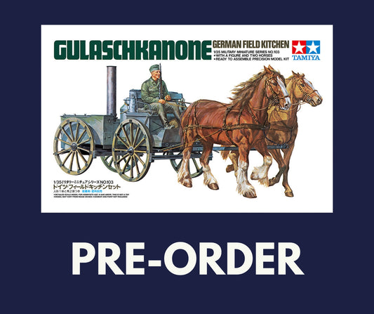 1/35 Tamiya - Gulaschkanone German Field Kitchen 35103 (PRE-ORDER)