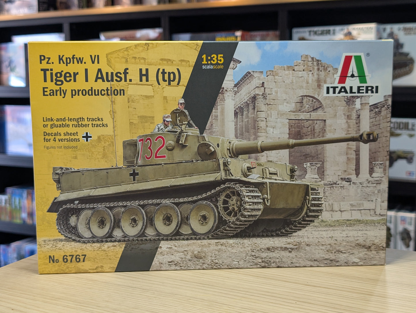 Italeri 1/35 Military - Pz. Kpfw. VI Tiger I Ausf. E (tp) Early Production - 6767