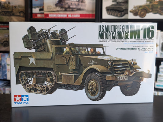 Tamiya 1/35 Military - 1/35 U.S. Multiple Gun Carriage M16 - 35081