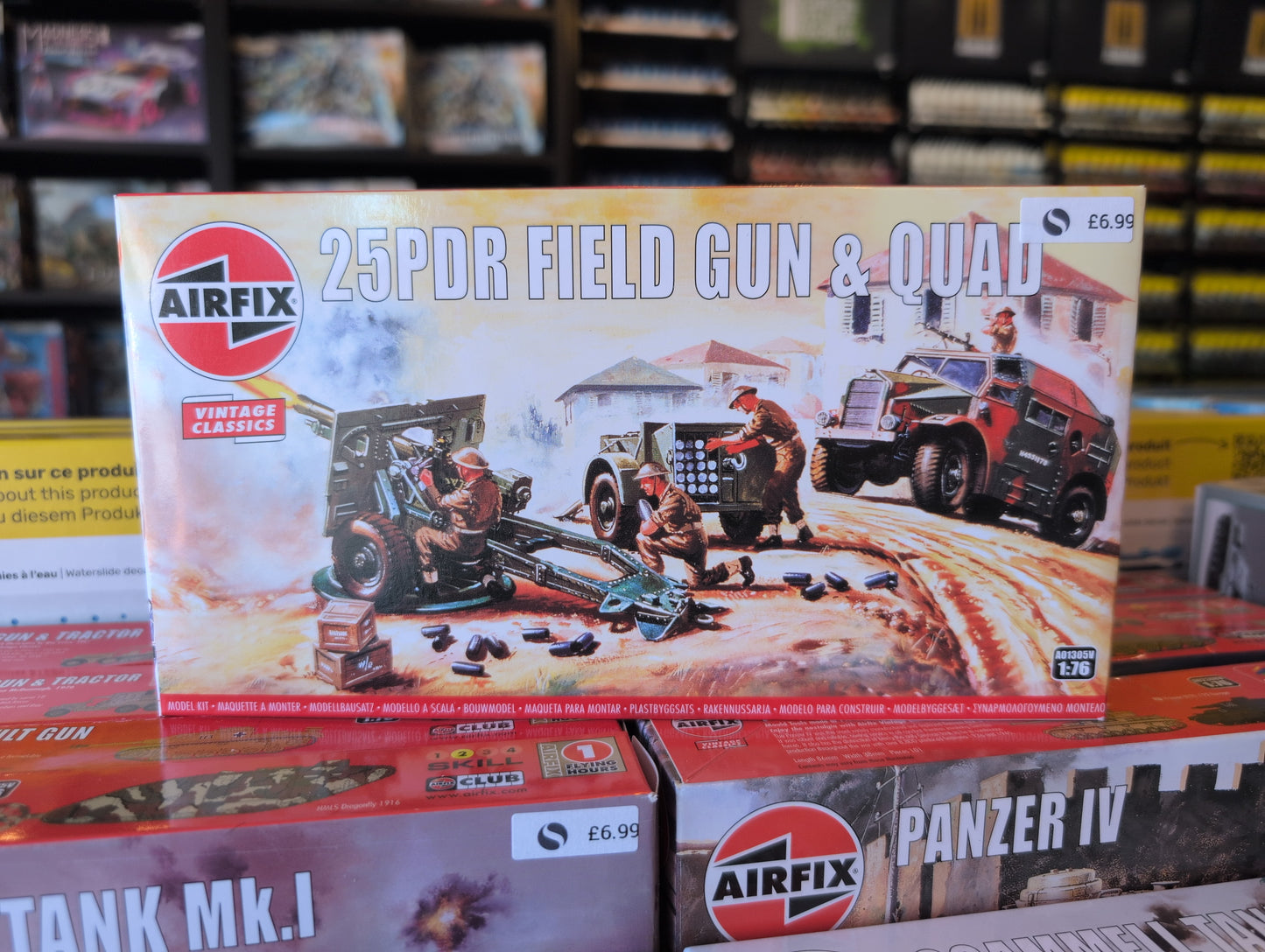 1/76 Airfix - 25PDR Field Gun & Quad