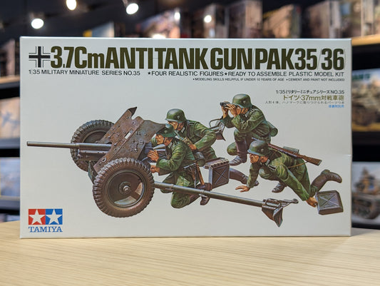 Tamiya 1/35 Military - German 37mm Anti-Tank Gun Pak 35/36 - 35035
