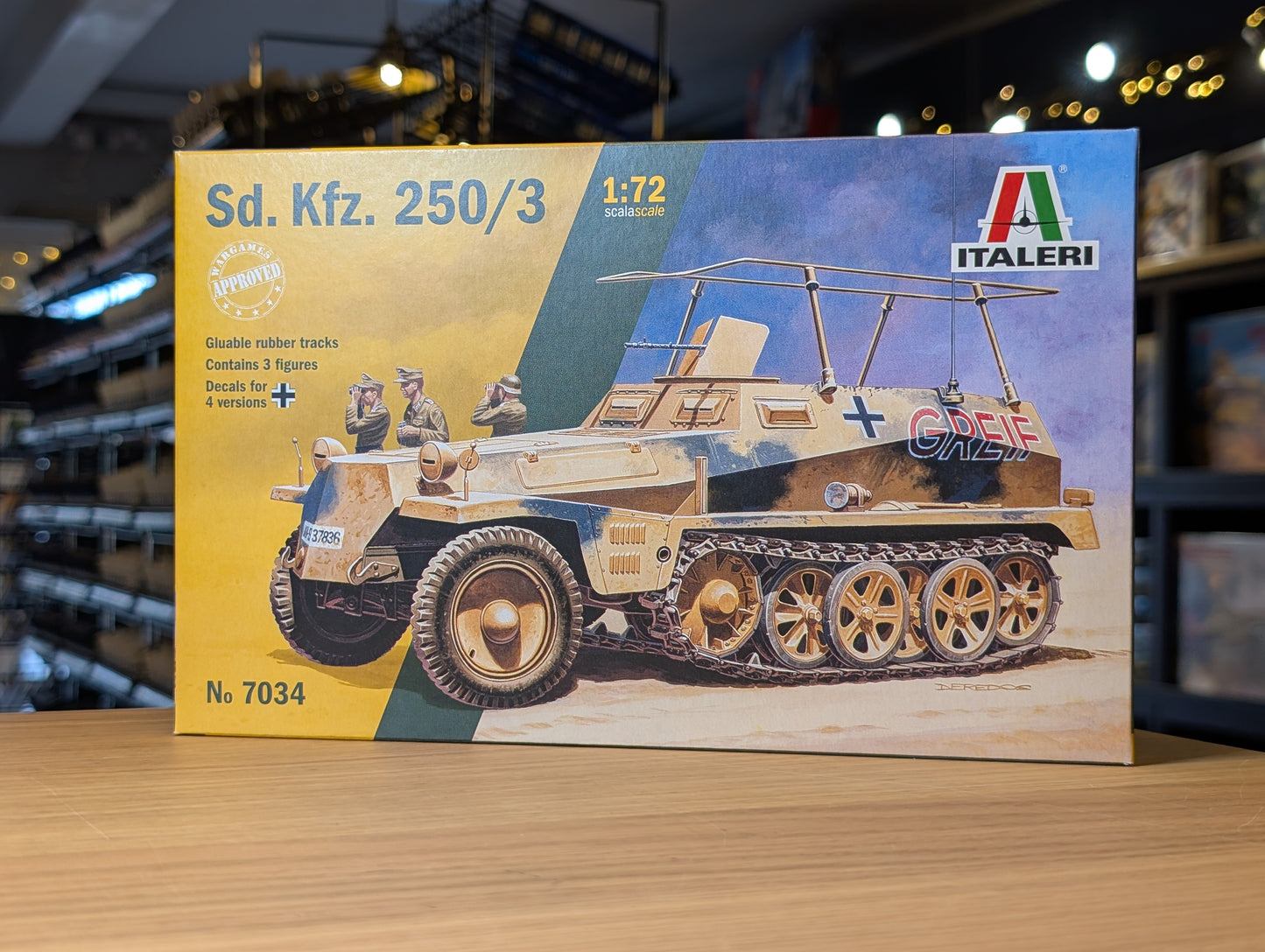 Italeri 1/72 Military - 1/72 SDKFZ 250/3 - 7034