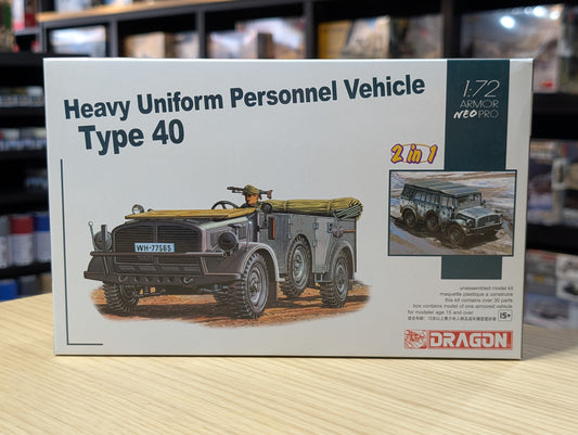 Dragon 1/72 Military - 1/72 Heavy Uniform Personnel Vehicle Type 40 - D7379