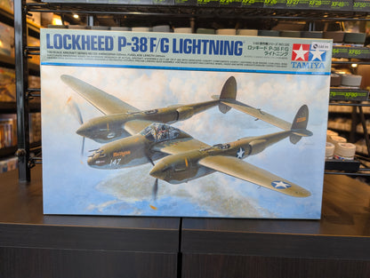 Tamiya 1/48 Aircraft - 1/48 P-38 F/G Lightning - 61120