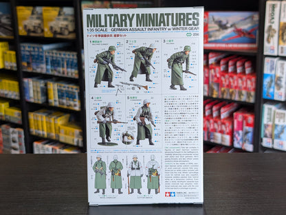 Tamiya 1/35 Military - German Assault Infantry (Winter) - 35256