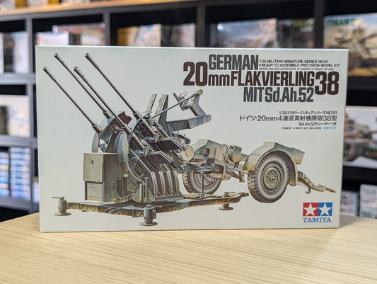 Tamiya 1/35 Military - German 2Cm Flakvierling 38 - 35091