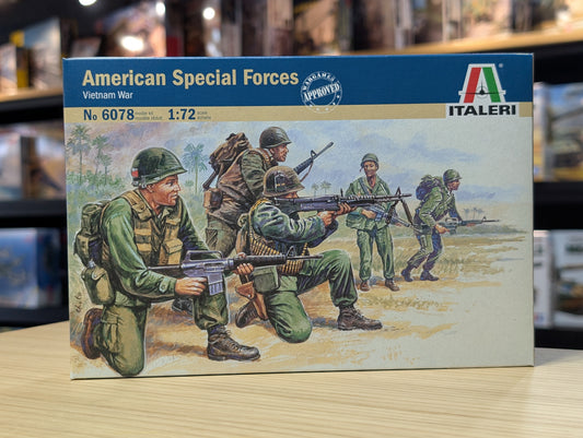 Italeri 1/72 Figures - 1/72 Vietnam War U.S. Special Forces - 6078