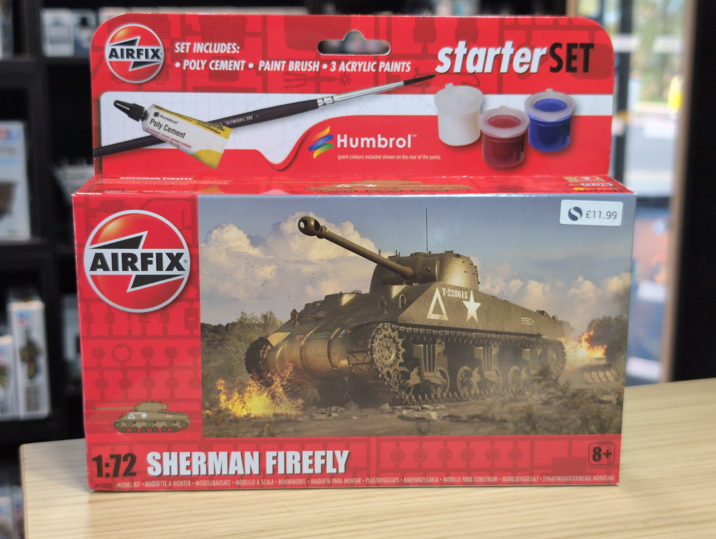 1/72 Airfix - Sherman Firefly Starter Set