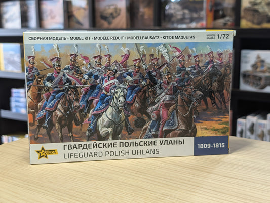 Zvezda 1/72  - Polish Uhlans Cavalry (18 Figures) - Z8075
