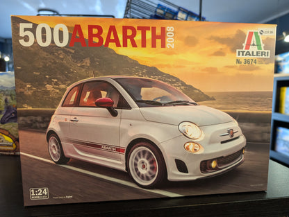 Italeri 1/24 Cars - Fiat 500 Abarth (2008) - 3674