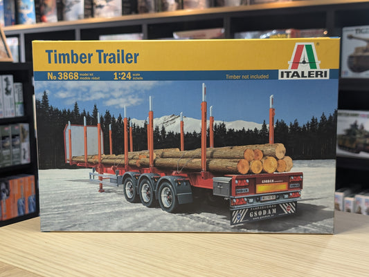 Italeri 1/24 Trucks - Timber Trailer/Logger Trailer - 3868
