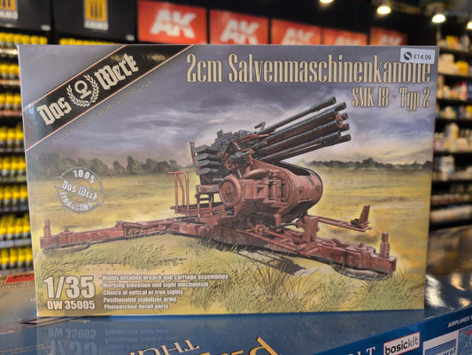 1/35 Das Werk - 2cm Salvenmaschinenkanone - SMK 18 Typ 2