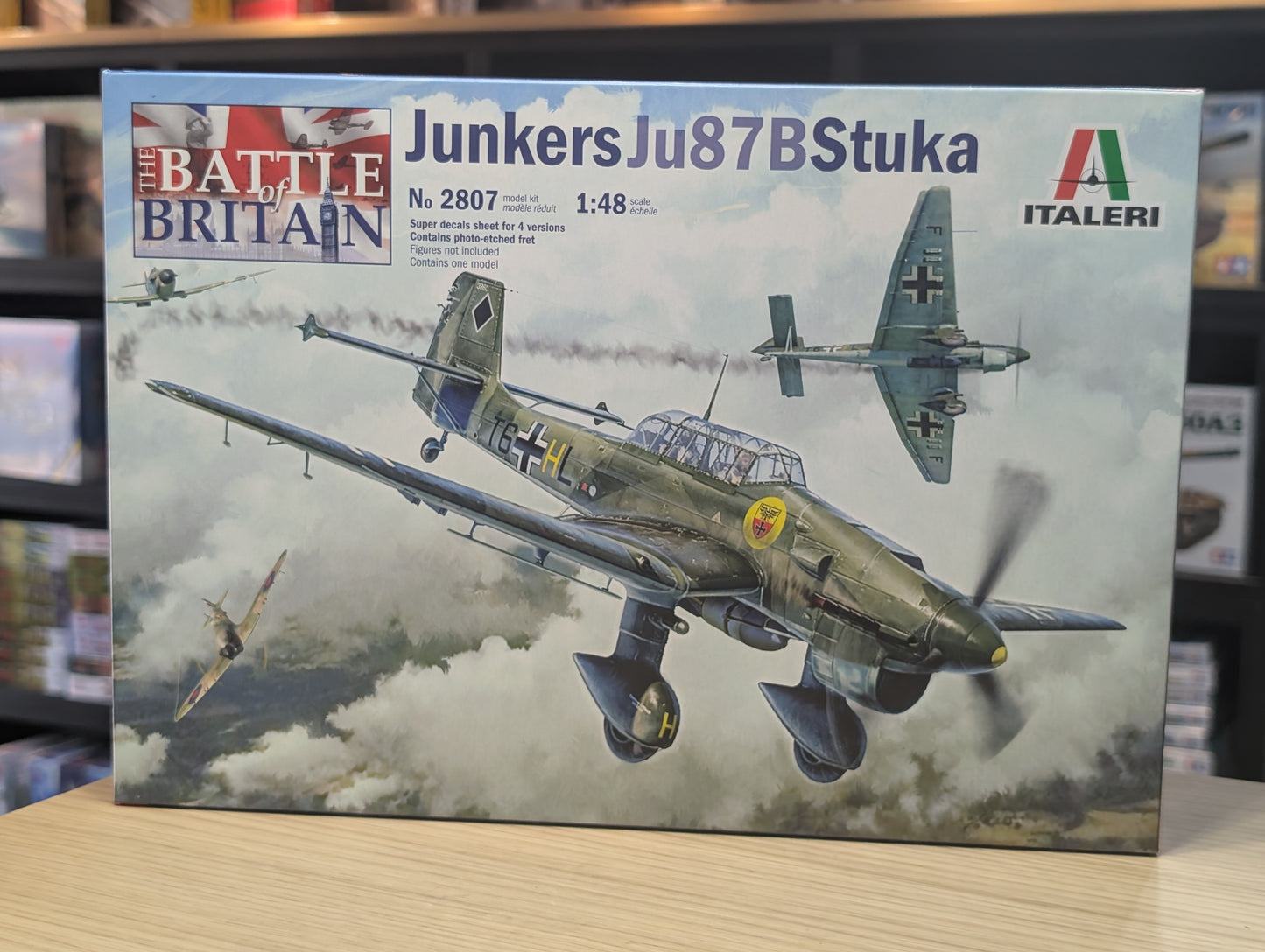 Italeri 1/48 Aircraft - Ju-87B Stuka - Battle of Britain 80 - 2807