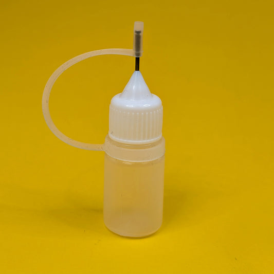 Single Plastic Dropper Bottles w/Fine Application Needle