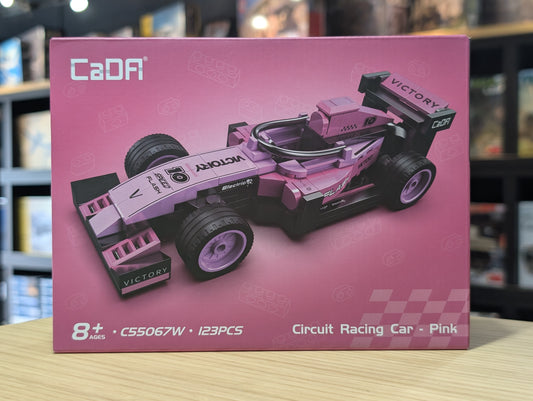 CaDA 1:32 Cars - Pink Circuit Racing Cars - 123 pcs - C55067W