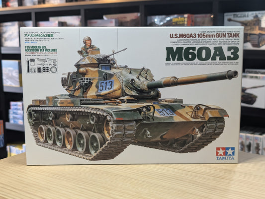 Tamiya 1/35 Military - 1/35 U.S. M60A3 105mm Gun Tank - 35140