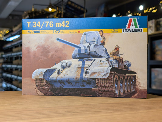 Italeri 1/72 Military - T34/76 Russian Tank - 7008