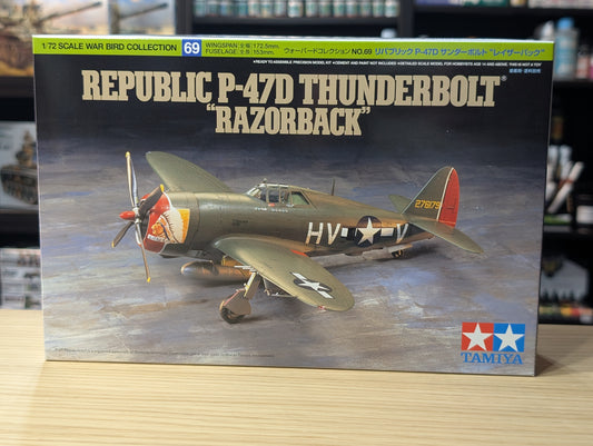 Tamiya 1/72 Aircraft - P-47 Thunderbolt  Razorback - 60769