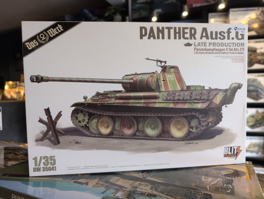 1/35 Das Werk - Panther Ausf G Panzerkampfwagen V Sd.Kfz.171 Late Production