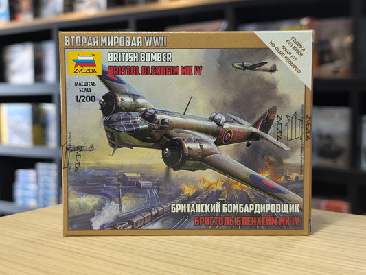 Zvezda Art Of Tactic - 1/200 Bristol Blenheim British Wwii Bomber - Z6230