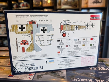 1/72 Roden - German Air Force F.I WWI 1917  Prototype Fighter Aircraft