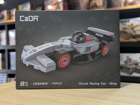 CaDA 1:48 Mini Cars - Mini Grey Circuit Racing Cars - 70 pcs - C55108W