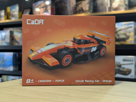 CaDA 1:48 Mini Cars - Mini Orange Circuit Racing Cars - 70 pcs - C55103W