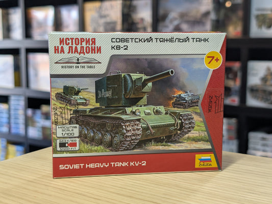Zvezda Art Of Tactic - 1/100 Soviet Tank Kv-2 - Z6202