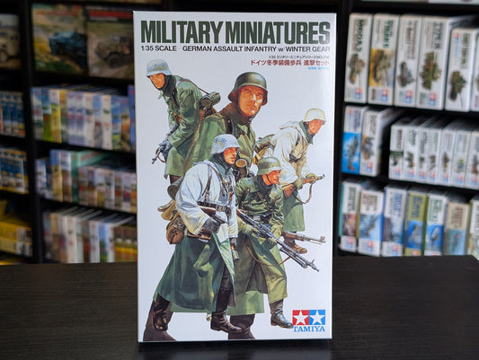 Tamiya 1/35 Military - German Assault Infantry (Winter) - 35256