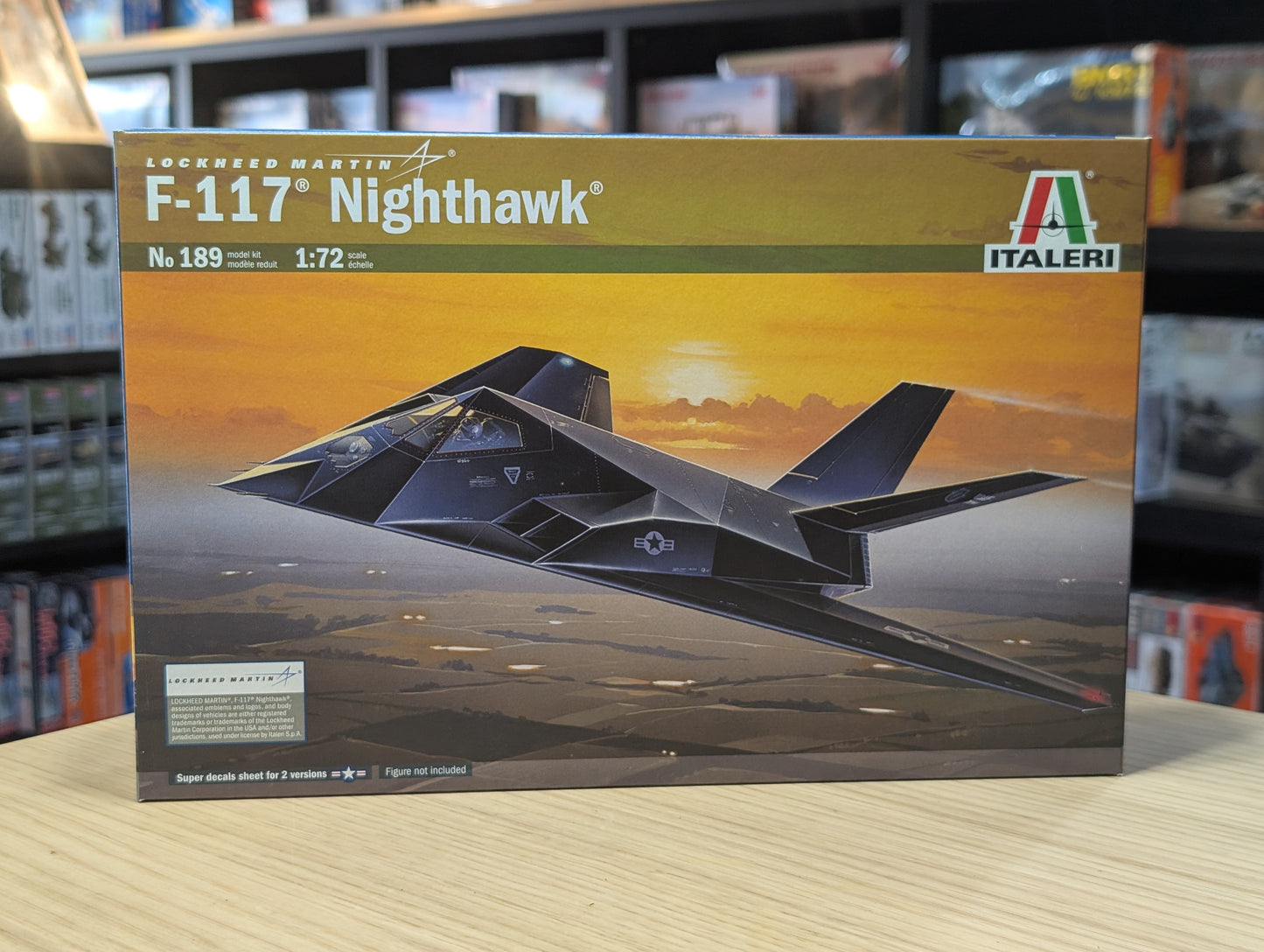 Italeri 1/72 Aircraft - F-117 Nighthawk - 189
