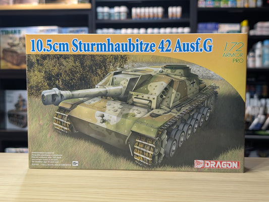 Dragon 1/72 Military - 1/72 10.5Cm Sturmbaubitze 42 Ausf.G (Upgraded To Neo Track) - D7284