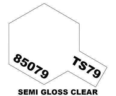 Tamiya TS Sprays - TS-79 Semi Gloss Clear - 85079