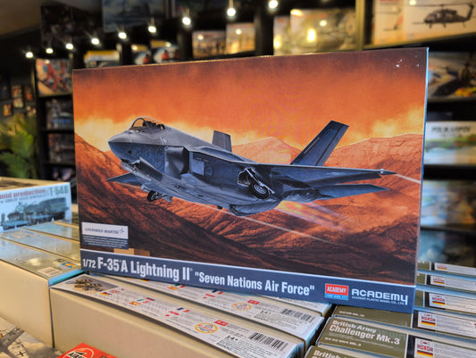 1/72 Academy - F-35A Seven Nation Air Force Fighter Aircraft