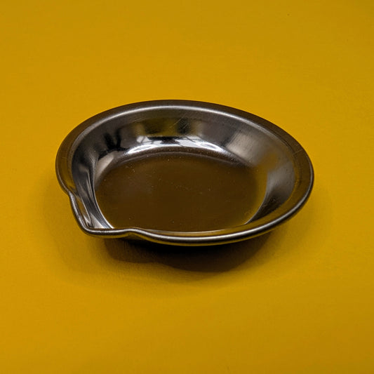 Single Stainless Steel Round Mixing Palette