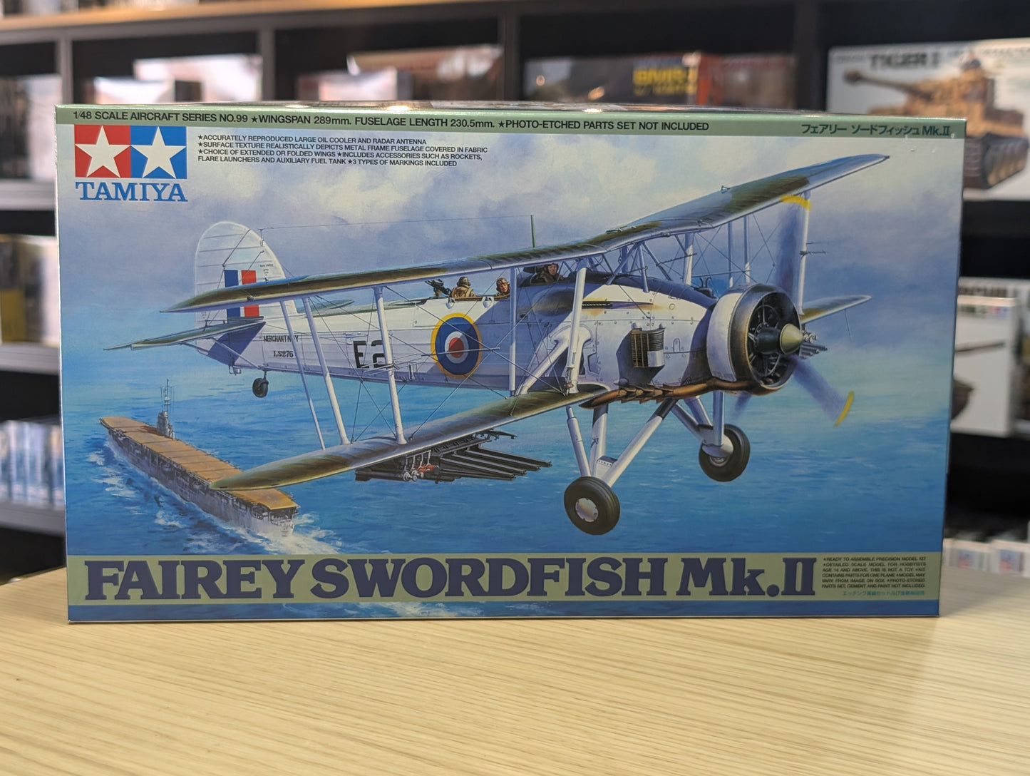 Tamiya 1/48 Aircraft - Fairey Swordfish Mk.II - 61099