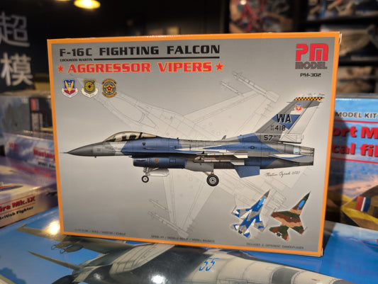 1/72 PM Model - F-16C Fighting Falcon "Aggressor Vipers" Fighter Aircraft