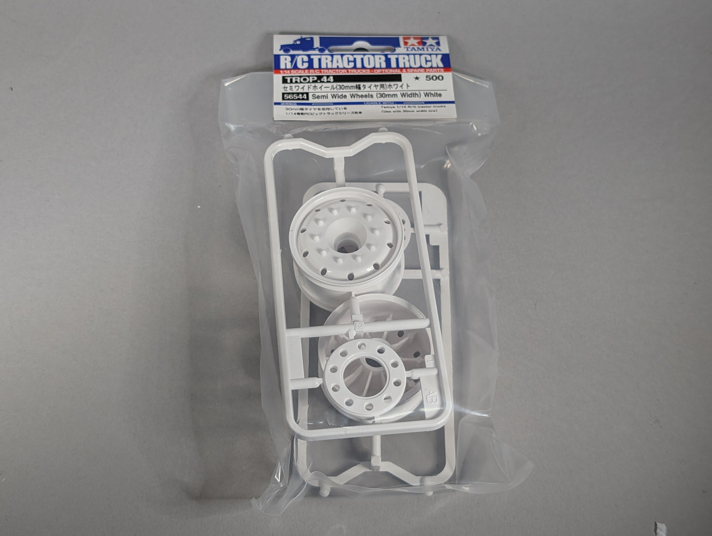 Tamiya R/C Kits - Truck Bb Wheels (30Mm/Whi) X 2 - 56544