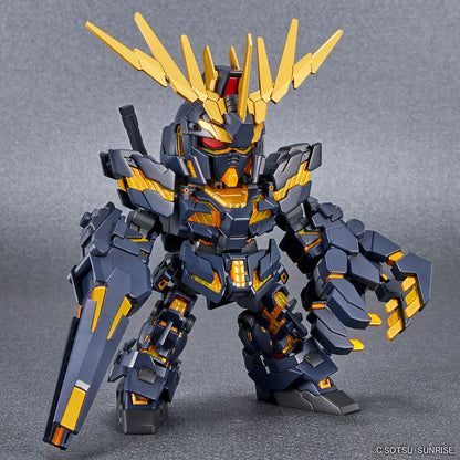 SD Bandai - Gundam Cross Silhouette Unicorn Gundam 02 Banshee with Destroy Mode & Norn Parts Set - Product Image