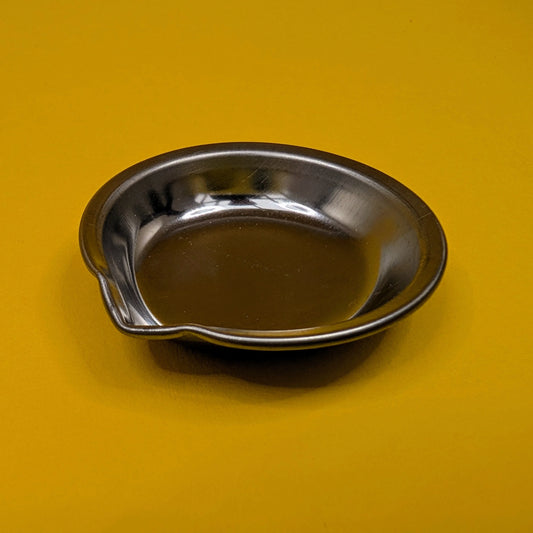 Single Stainless Steel Round Mixing Palette - Product Image