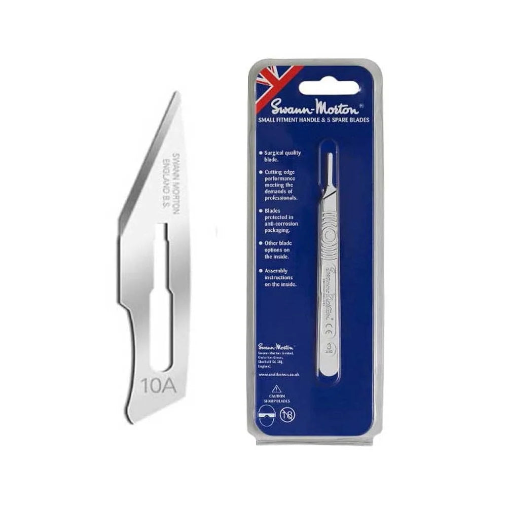 Swann Morton - Standard No.3 Handle + 5pk 10A Blades - Product Image
