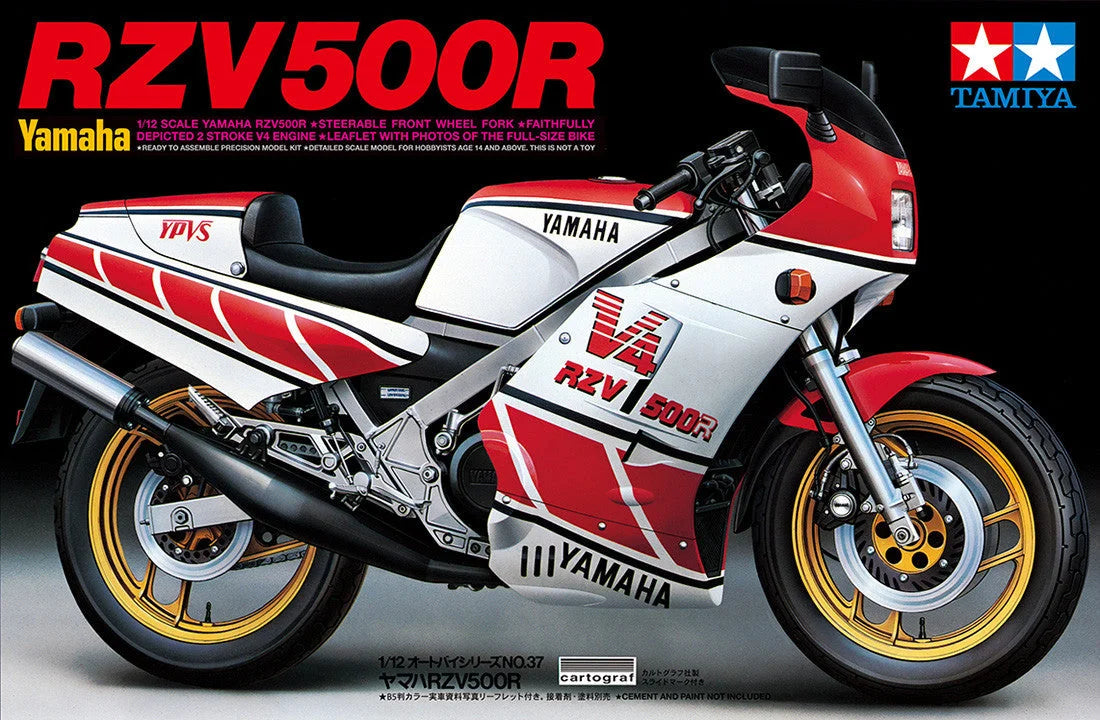 Tamiya 1/12 Bikes - 1/12 Yamaha RZV500R - 14037 - Product Image