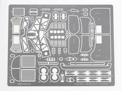 Tamiya 1/20 Cars - Tyrell P34 1976 Japan Gp W/Etch - 20058 - Product Image