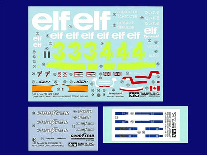 Tamiya 1/20 Cars - Tyrell P34 1976 Japan Gp W/Etch - 20058 - Product Image
