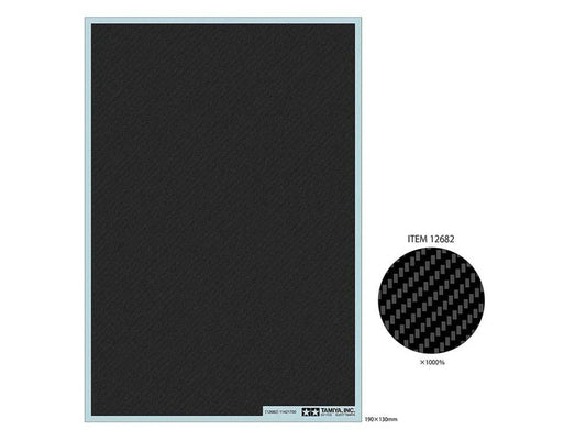 Tamiya 1/24 Cars - 1/24 Carbon Fibre Decal (Twill Weave/Extra Fine) - 12682 - Product Image