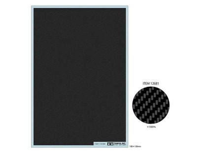 Tamiya 1/24 Cars - 1/24 Carbon Fibre Decal (Twill Weave/Fine) - 12681 - Product Image